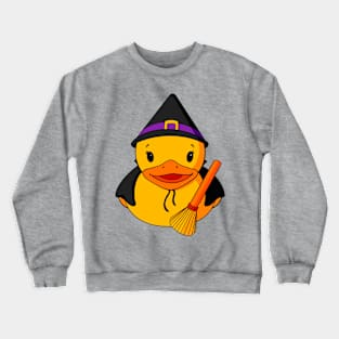 Witch Rubber Duck Crewneck Sweatshirt